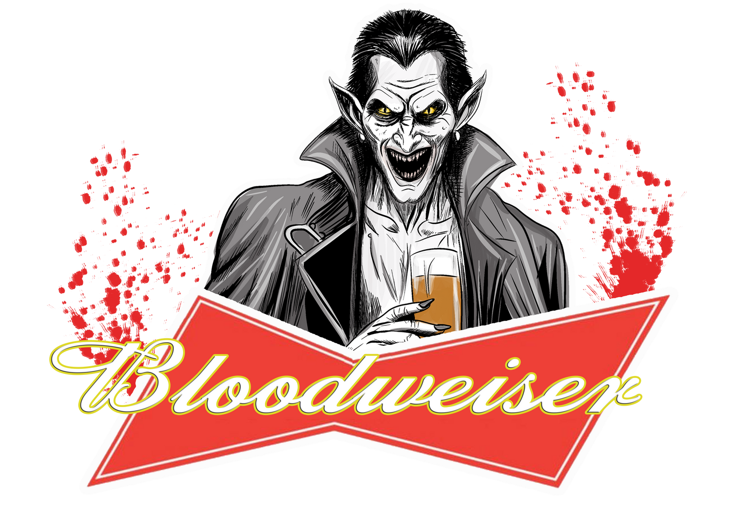 FANTASY FOOTBALL! "Bloodweiser!" TSHIRT UNISEX
