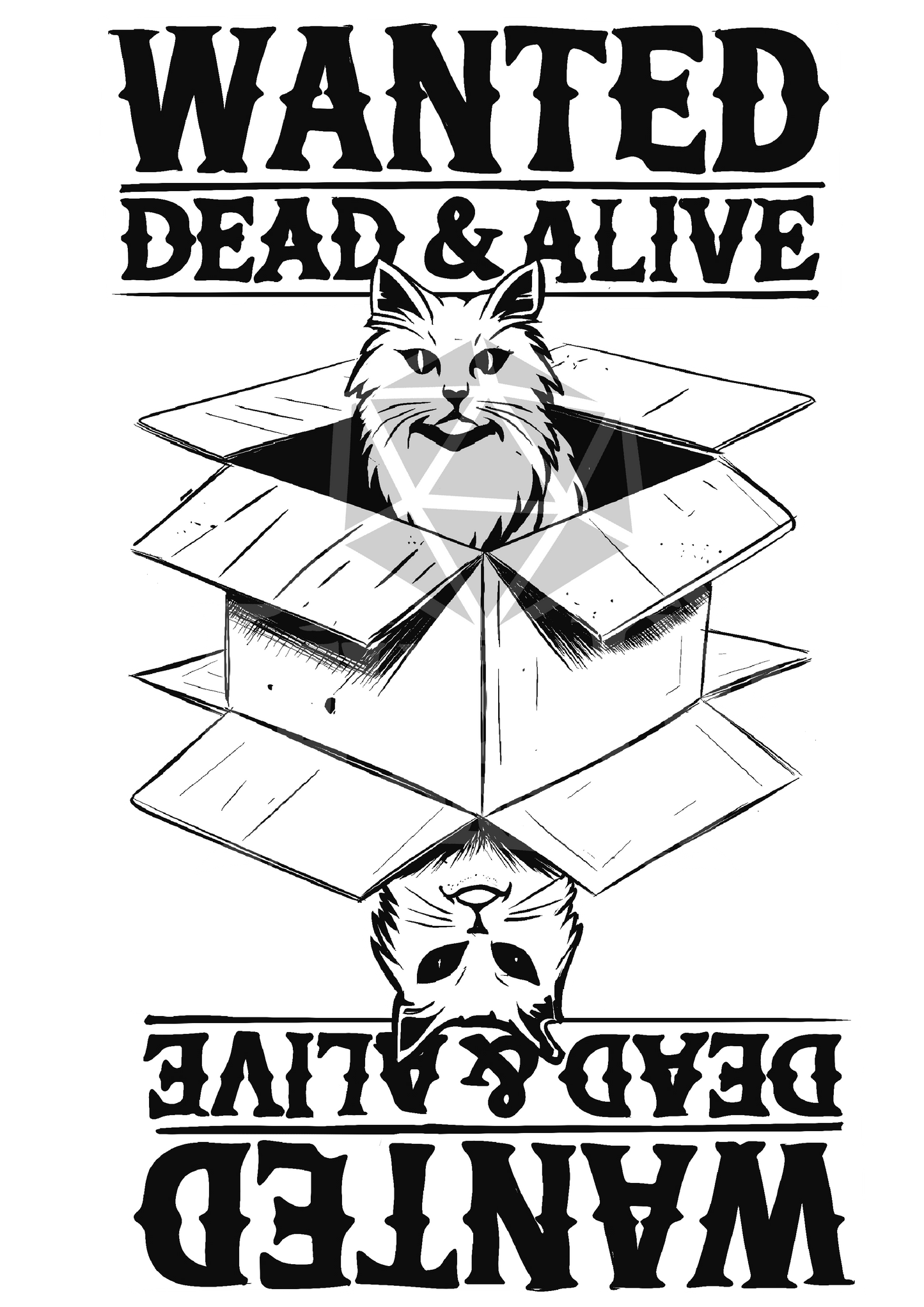 SCIENCE CORNER! Schrödinger's cat! TSHIRT UNISEX