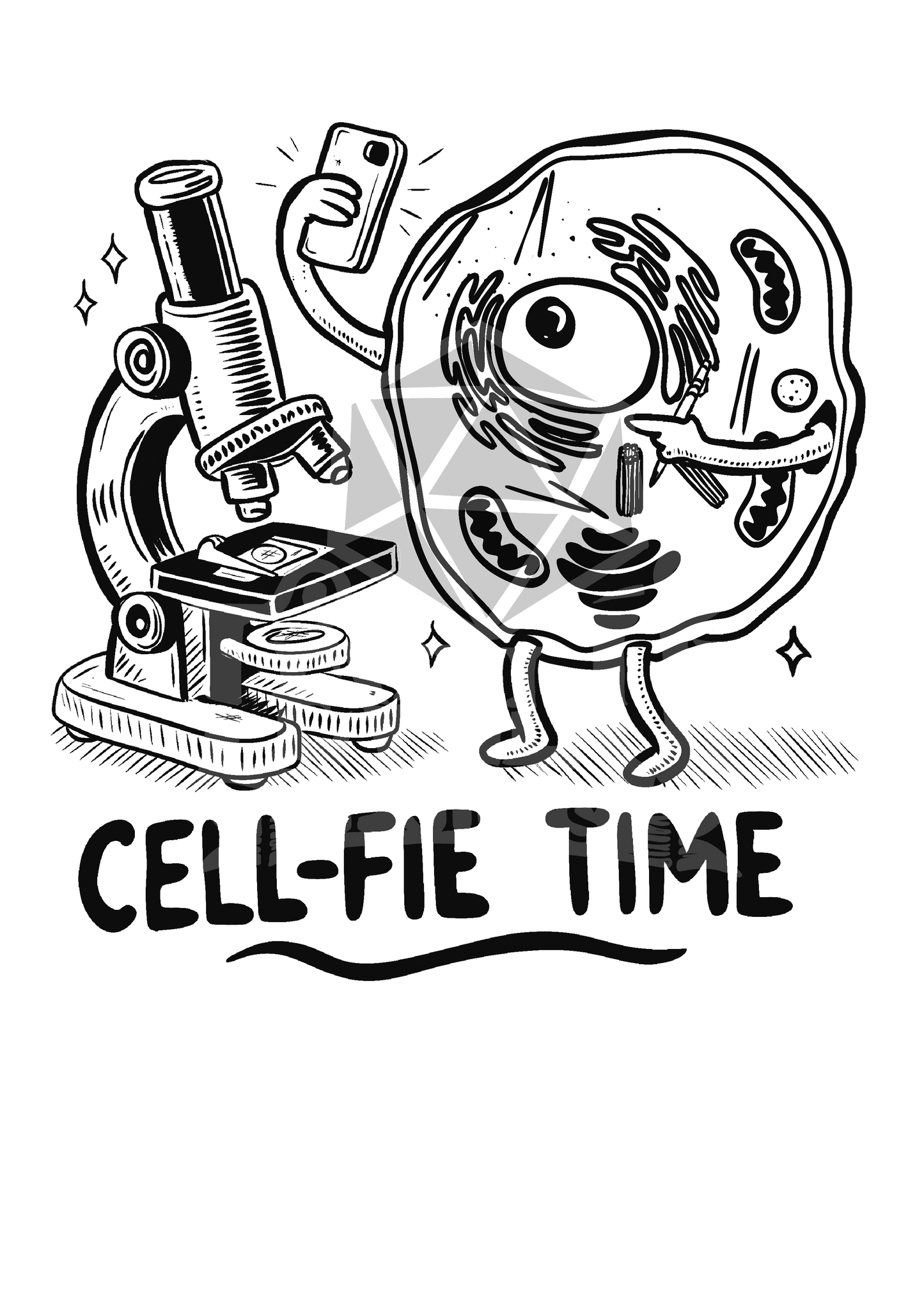 SCIENCE CORNER! CELL-FIE! TSHIRT UNISEX