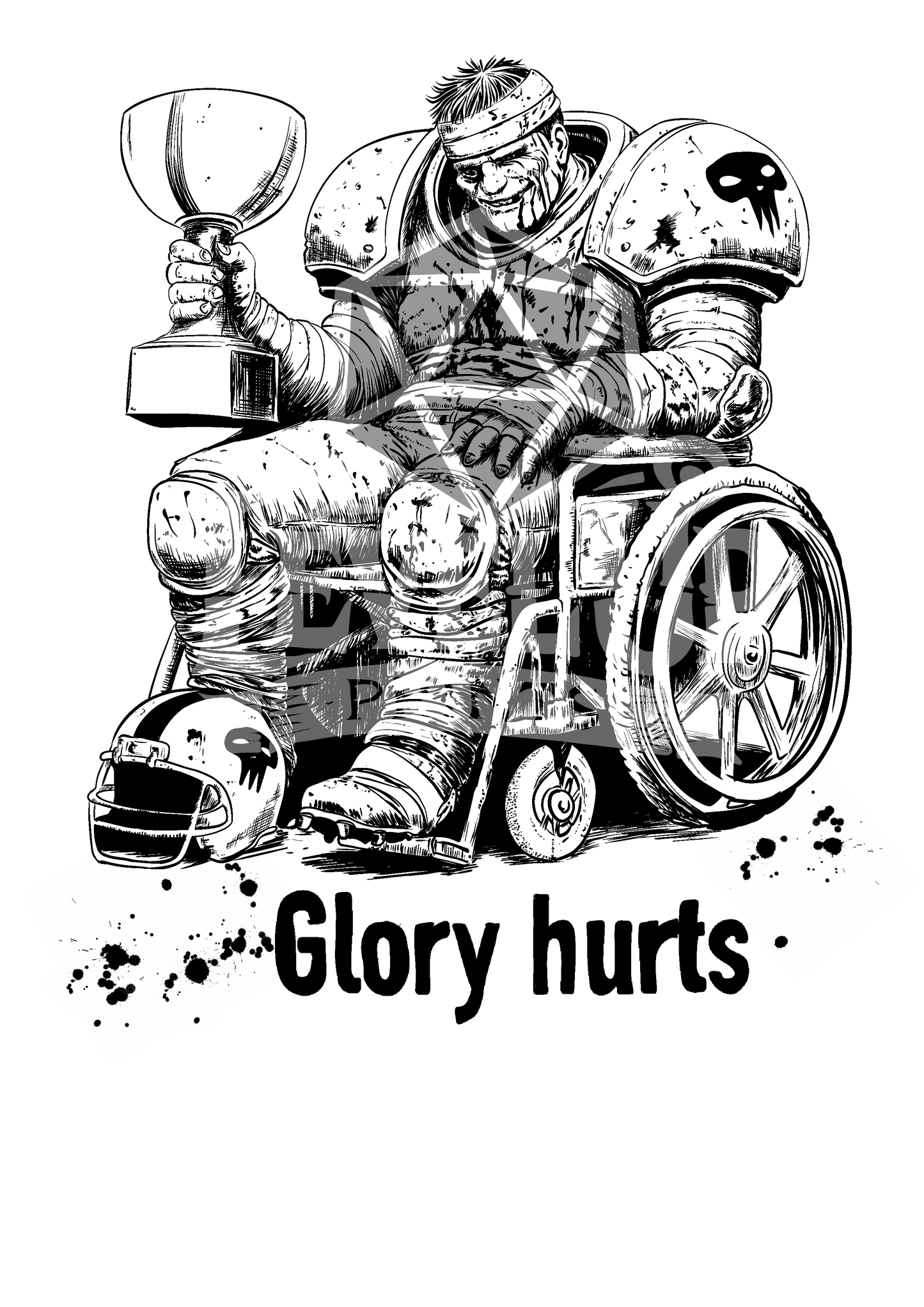 FANTASY FOOTBALL: Glory hurts! Unisex Hoodie