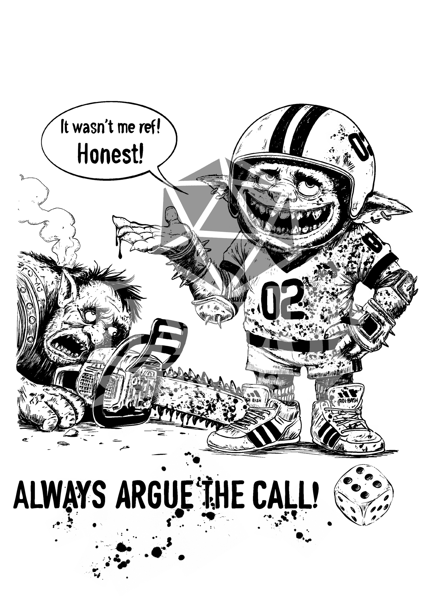 FANTASY FOOTBALL! "Always argue the call!" TSHIRT UNISEX