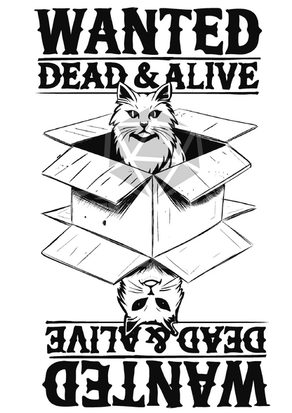SCIENCE CORNER! Schrödinger's cat! TSHIRT UNISEX