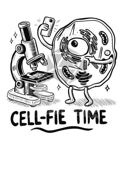 SCIENCE CORNER! CELL-FIE! TSHIRT UNISEX