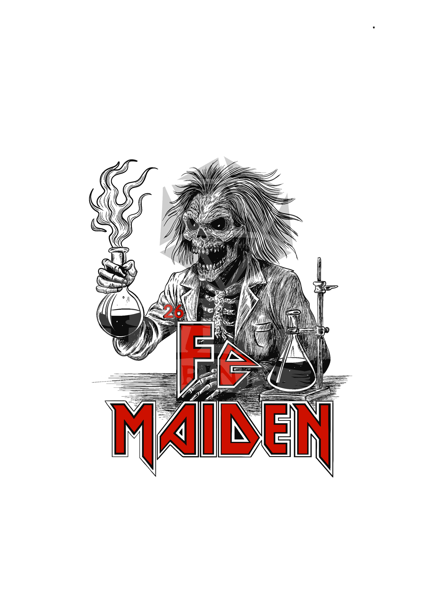 SCIENCE CORNER! Fe Maiden! TSHIRT UNISEX